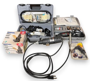 3 Dremel Tools With Accessories