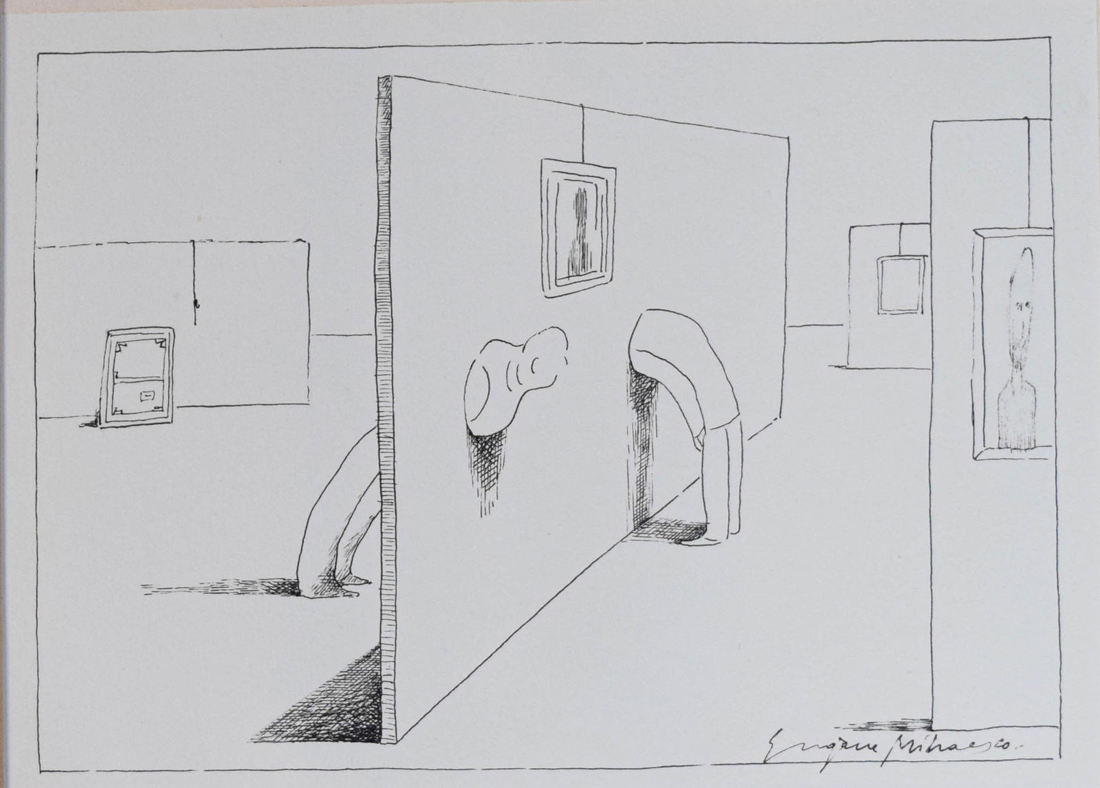 Eugene Mihaesco Pen & Ink Drawing Museum (1 of 11)