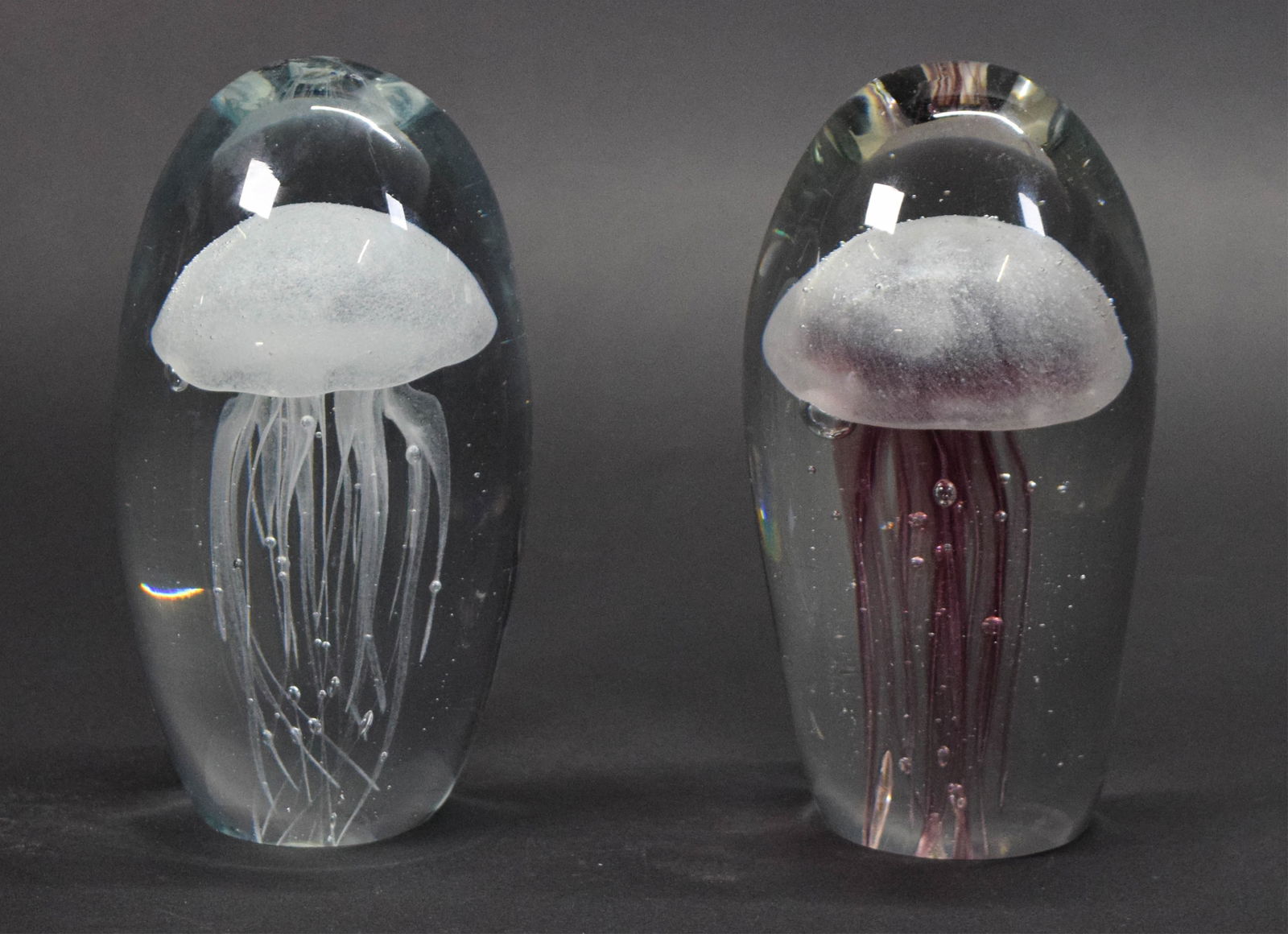 Pair Jellyfish Paperweights (1 of 11)
