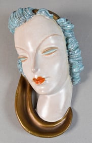 Goldscheider Pottery Wall Mask