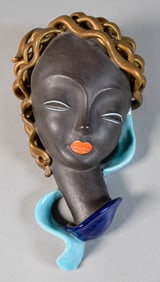 Goldscheider Pottery Wall Mask