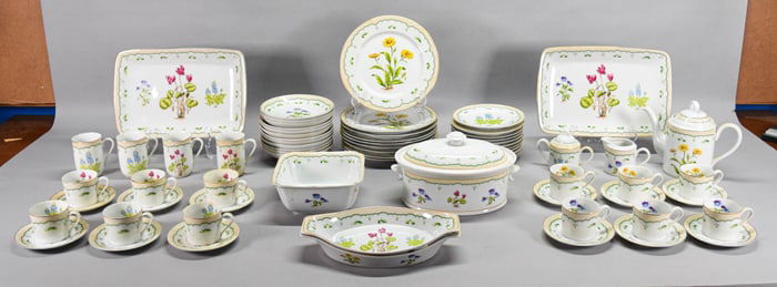 70 Pcs Georges Briard Victorian Garden Dinnerware