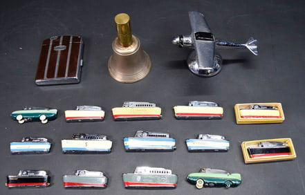 17 Vintage Lighters Ronson, Sarome