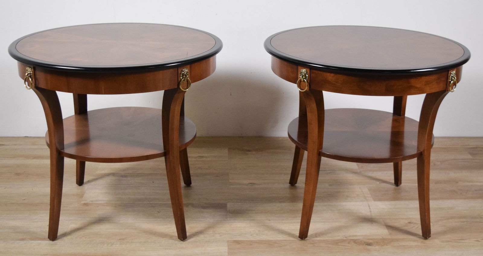 Pair 2 Tier Side Tables (1 of 18)