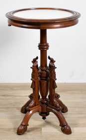 Victorian Marble Top Side Table