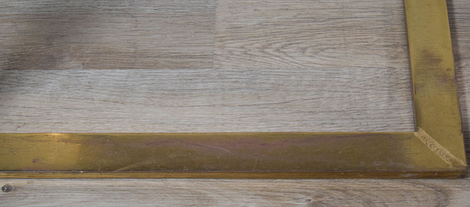 3 Brass & Acrylic Modern Nesting Tables - 8