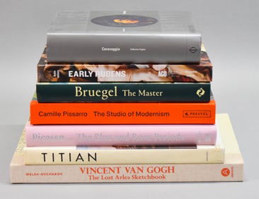 7 Art Books Picasso, Van Gogh, Rubens, Bruegel