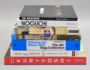 7 Art Books Noguchi, Paschke, McCarthy