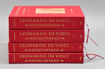 4 Volumes Leonardo Da Vinci Rediscovered Books