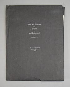 Thomas B Hess Art Comics & Satires of Ad Reinhardt