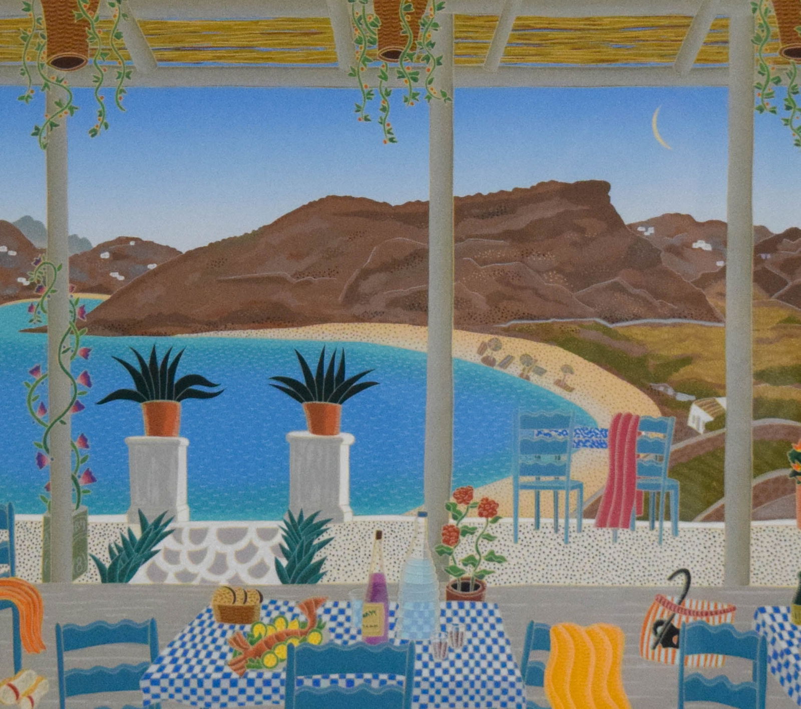 Thomas McKnight Screenprint Pan's Cove (1 of 12)