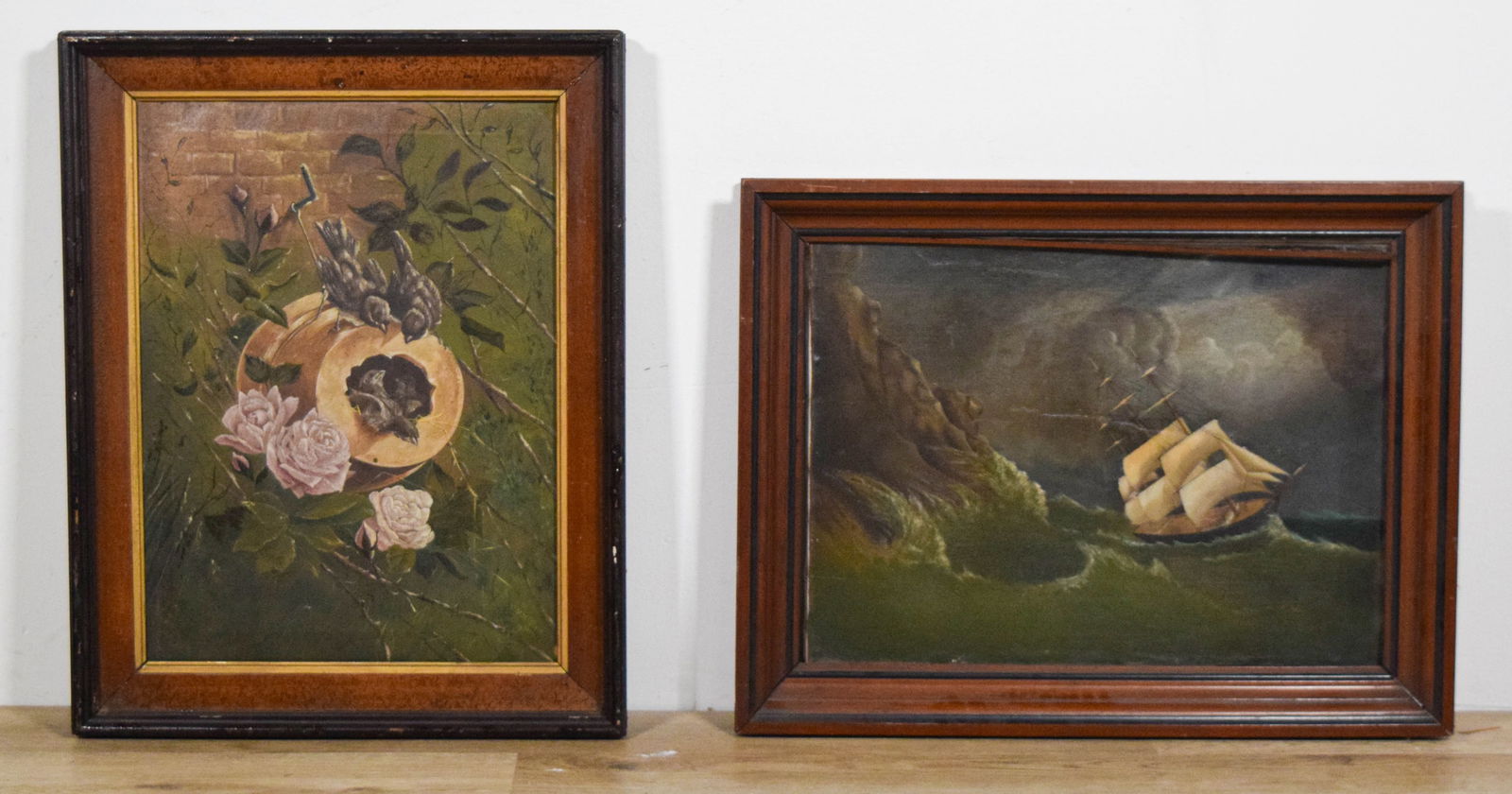 2 H. Willett Oils on Canvas Birds & Seascape (1 of 18)