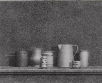 William Bailey Lithograph Still Life No. 5