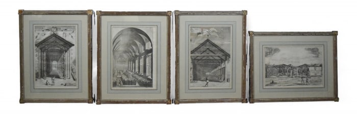 4 Giovanni Battista Ferrari Engravings Hesperides