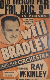 Will Bradley Old Orchard Pier Poster 1940