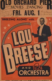 Lou Breese Old Orchard Pier Poster 1941