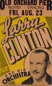 Larry Clinton Old Orchard Pier Poster 1940