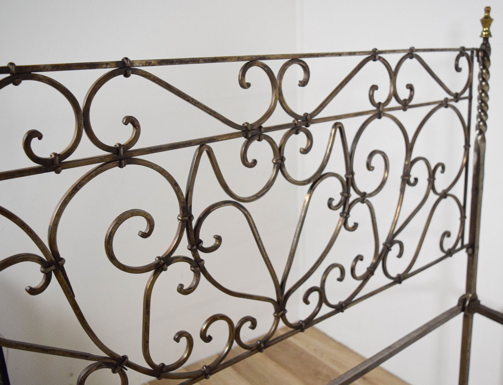 Wrought Iron Campaign Bed - 10