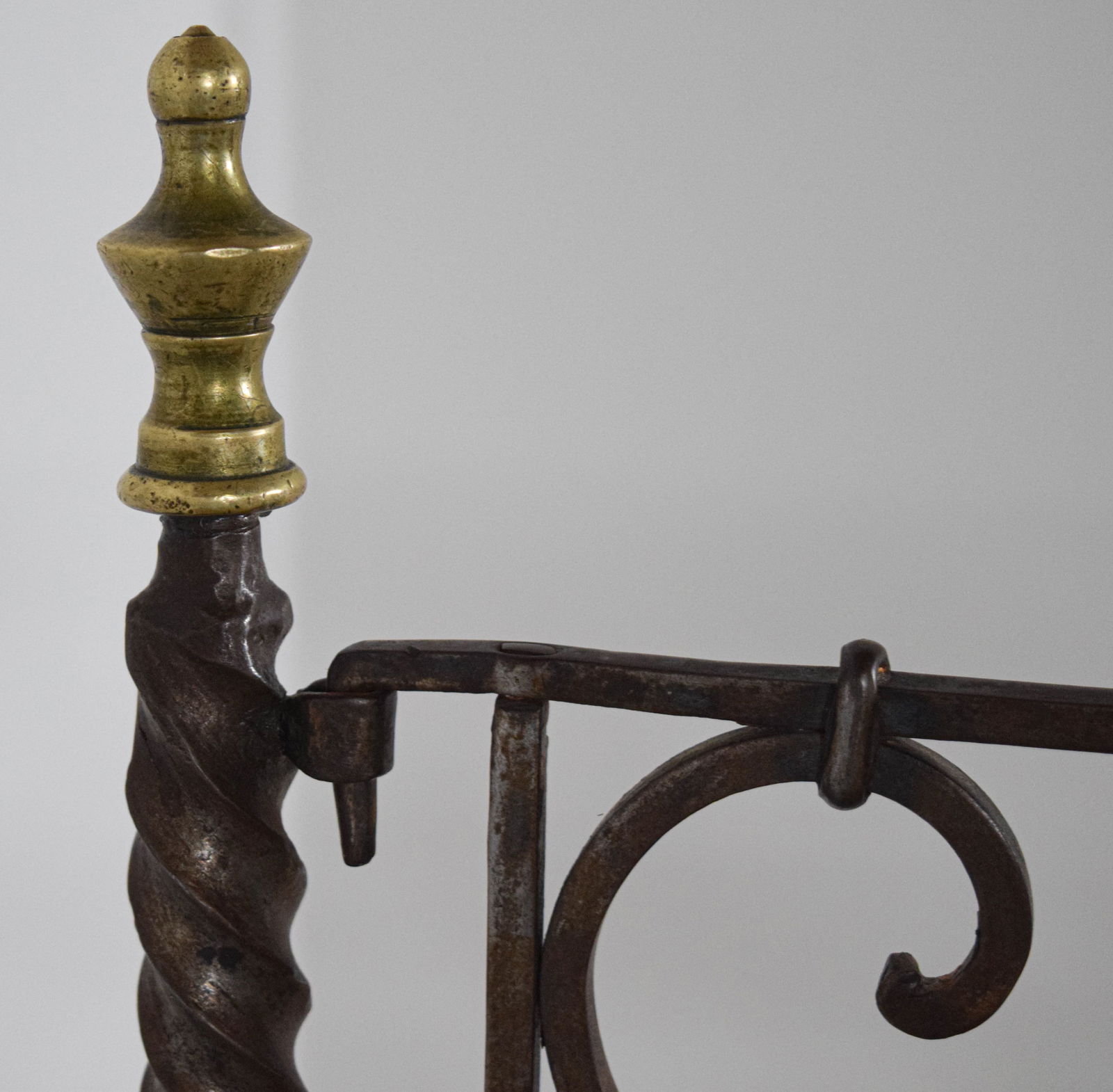 Wrought Iron Campaign Bed - 19