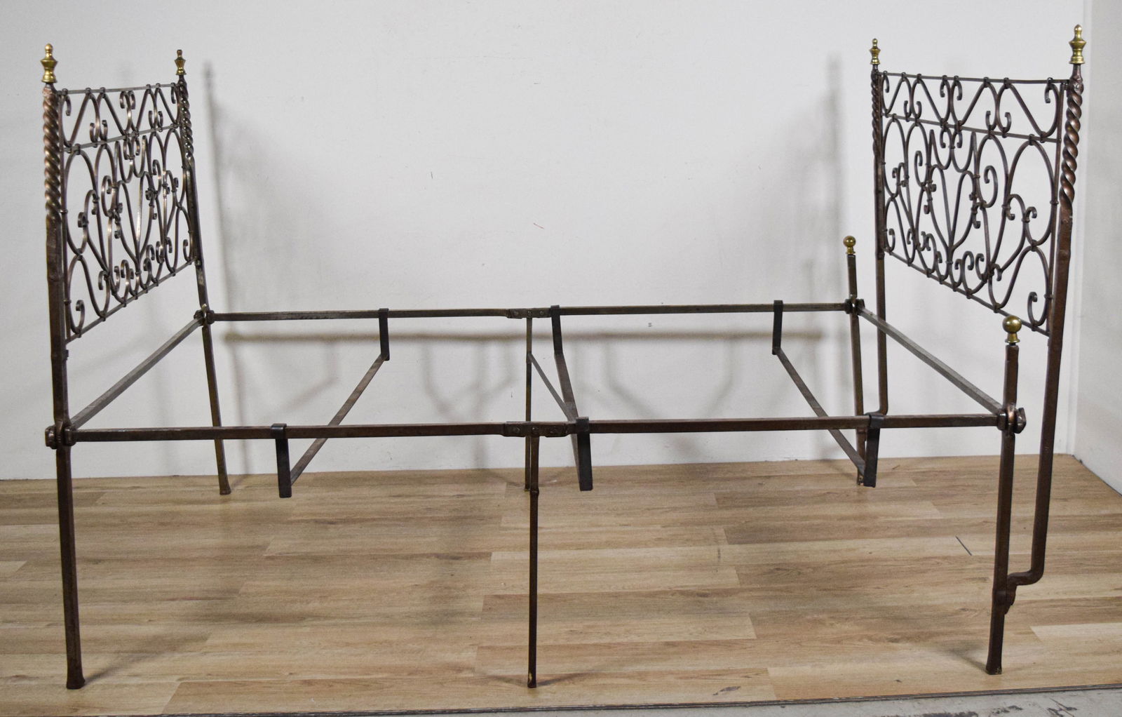 Wrought Iron Campaign Bed - 2