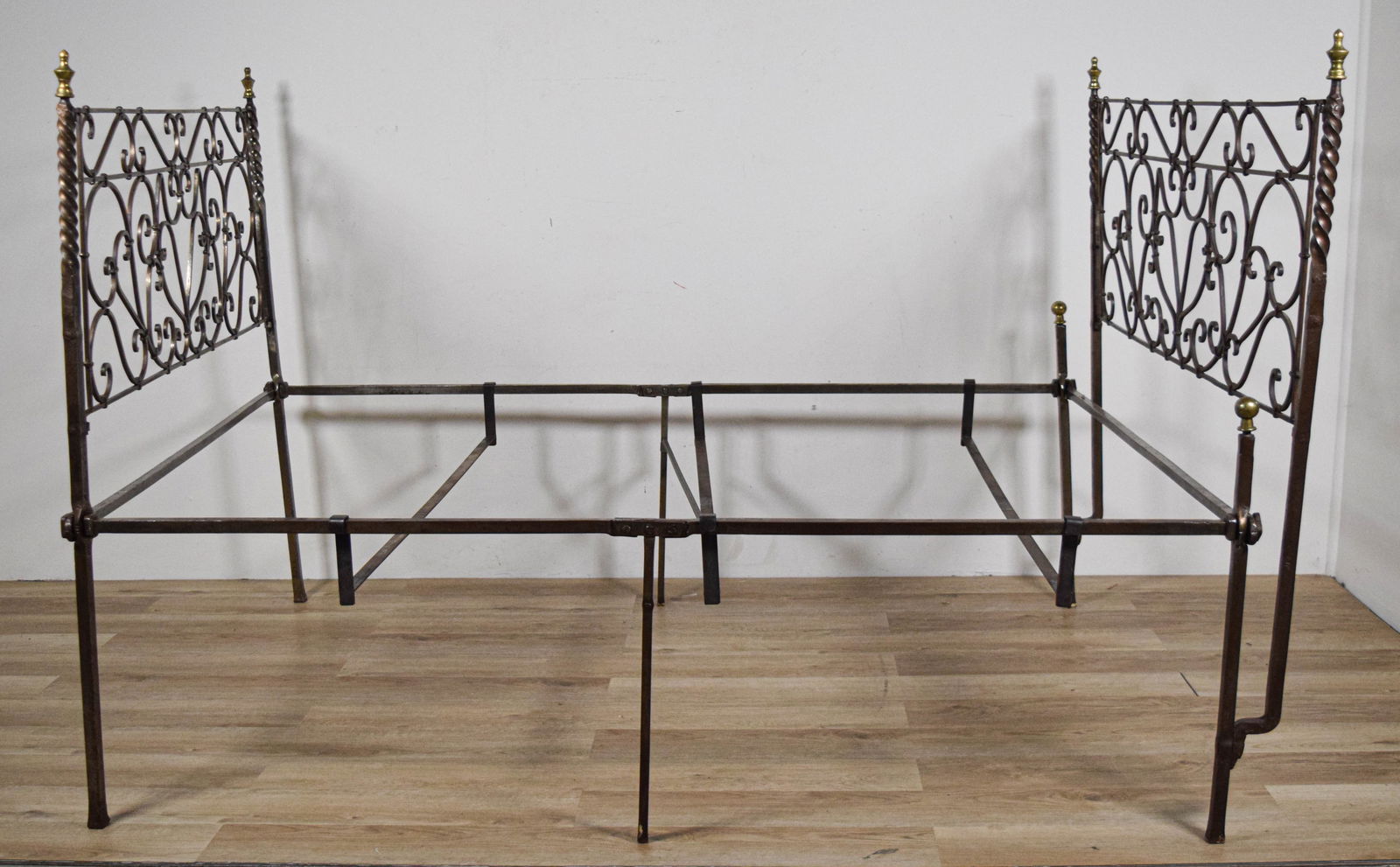 Wrought Iron Campaign Bed - 3