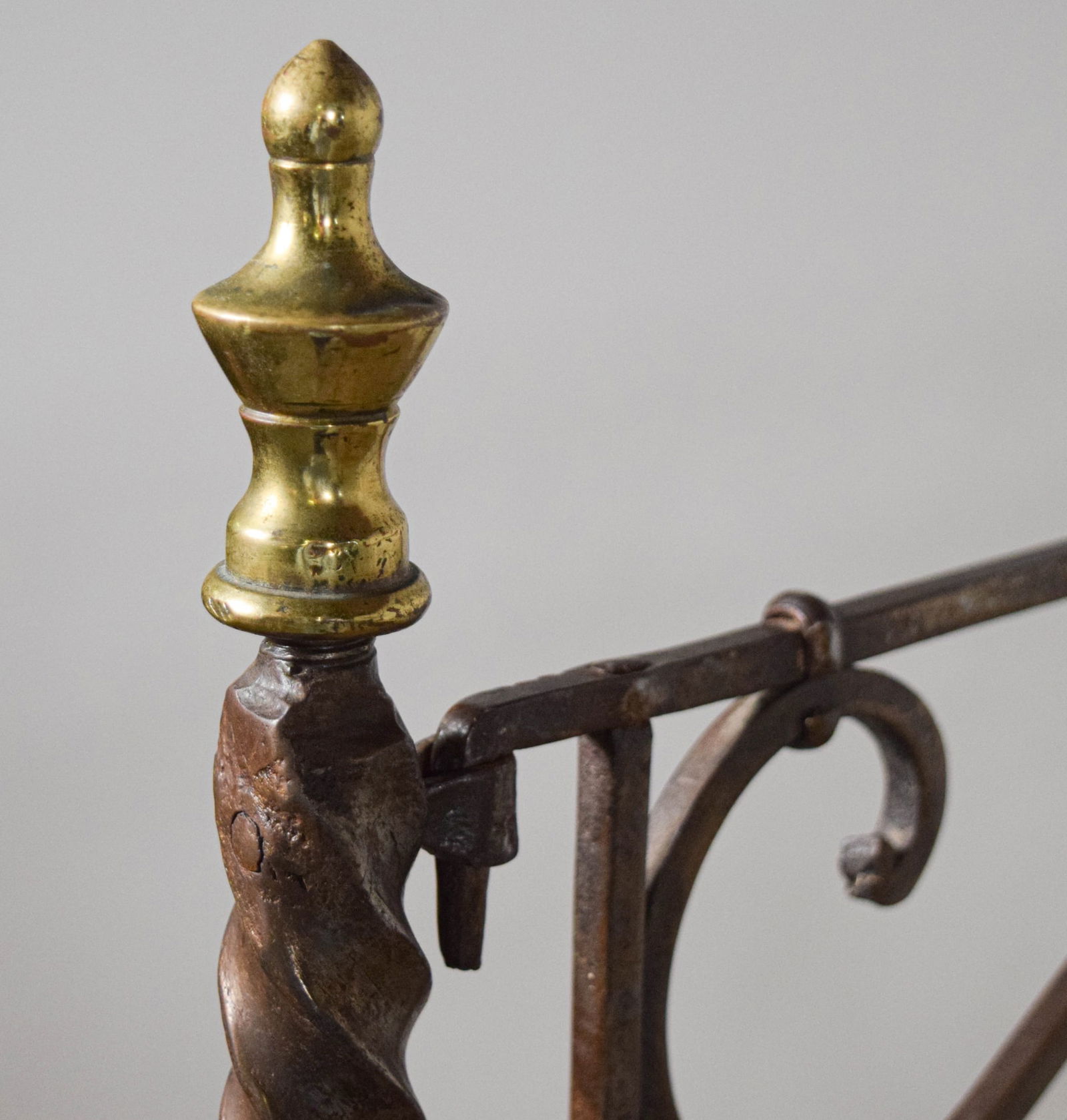 Wrought Iron Campaign Bed - 5