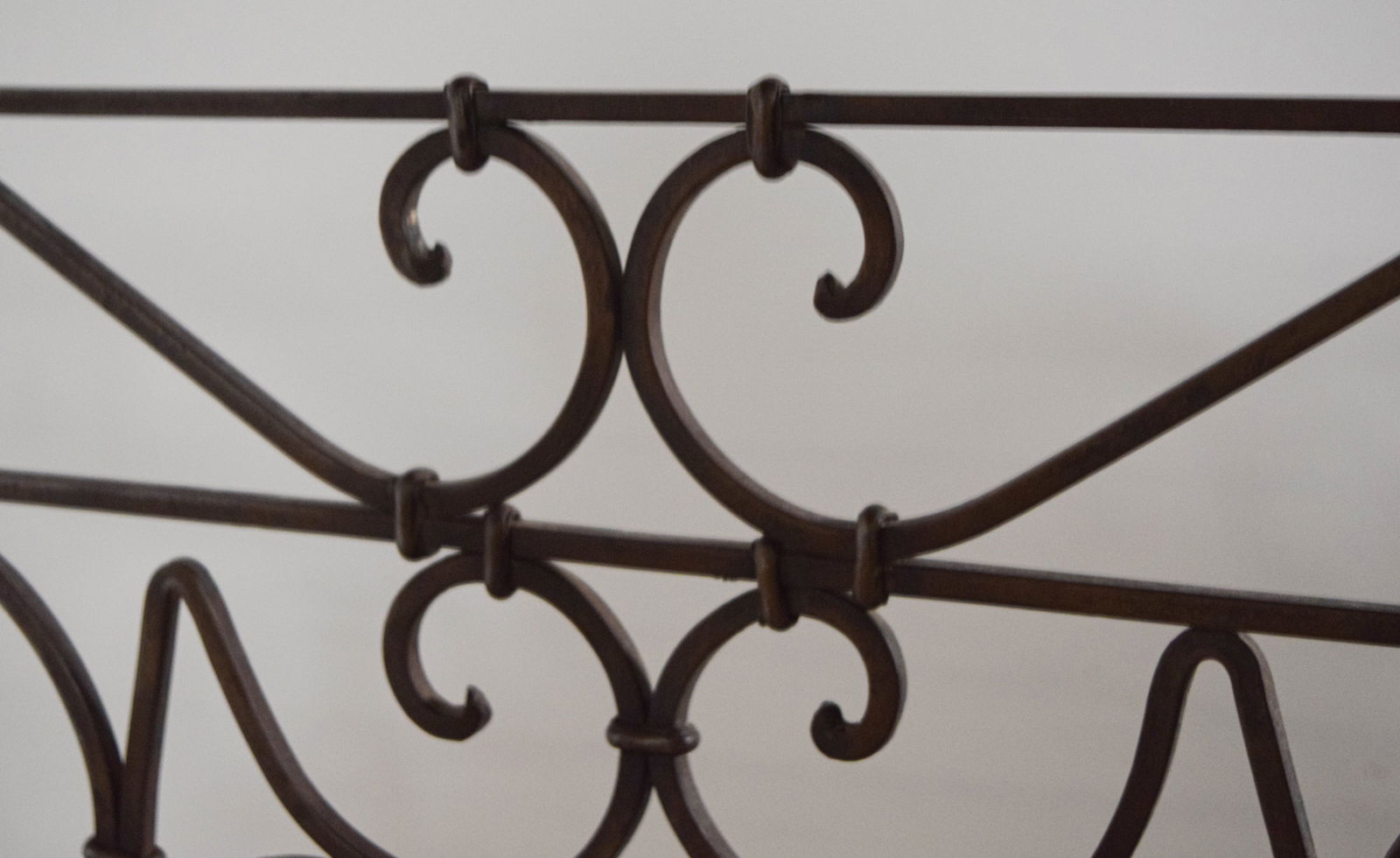 Wrought Iron Campaign Bed - 9