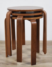 Danish Modern Nest of 3 Tables