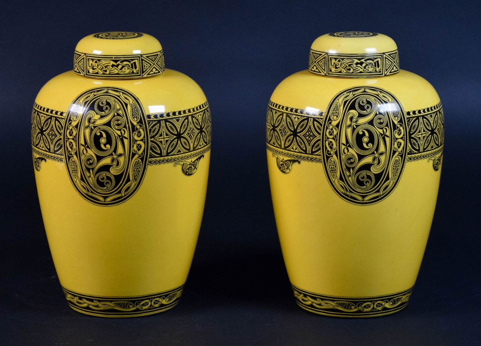 Pair Daisy Makeig-Jones for Wedgwood Ginger Jars (1 of 20)