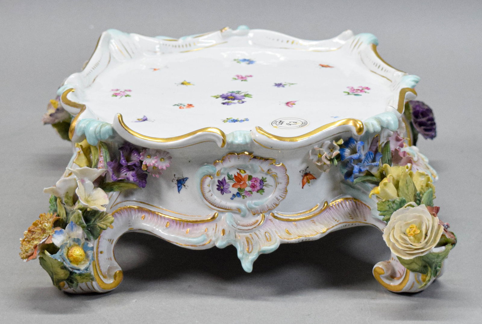 Meissen Porcelain Footed Stand (1 of 11)