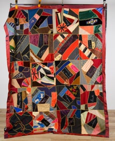 Family Crazy Quilt 1882