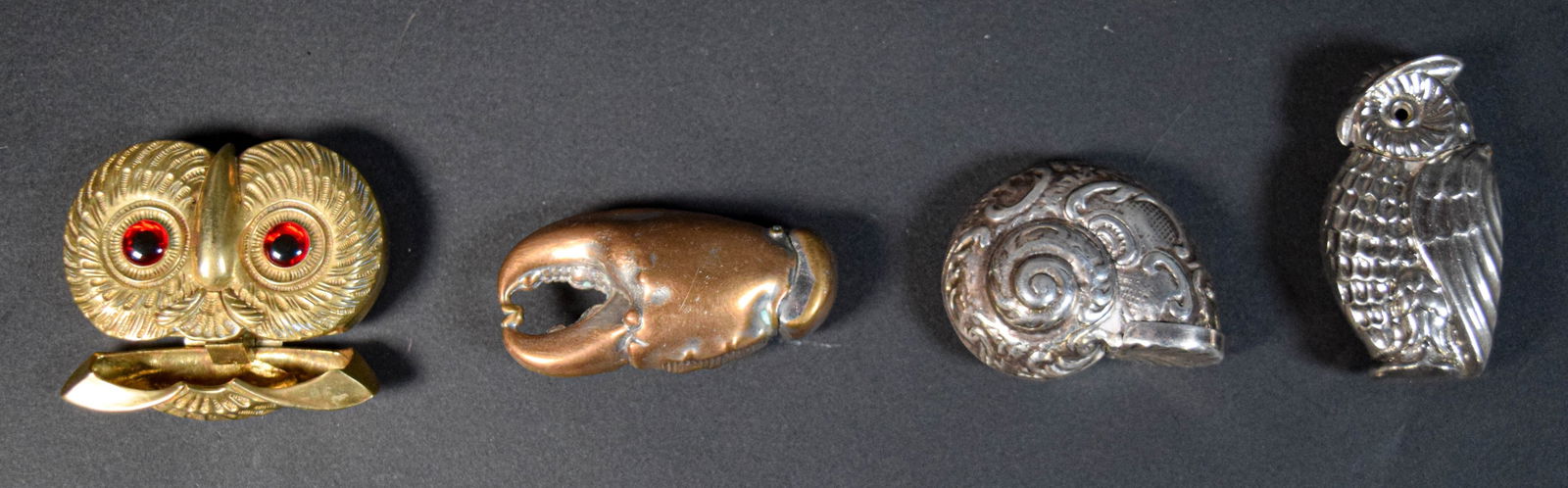 4 Figural Vesta Cases / Match Safes (1 of 8)