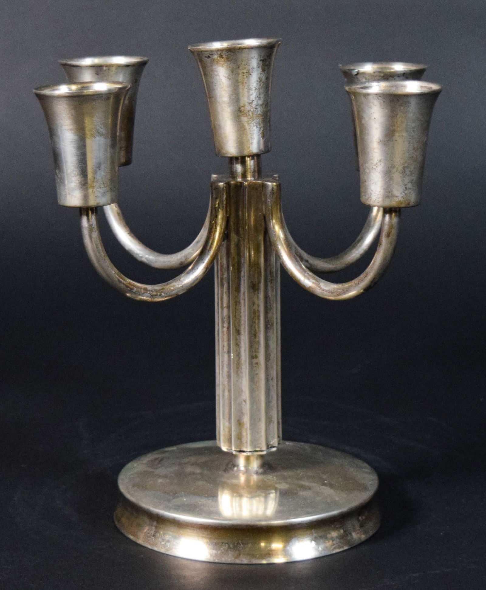 Polish 800 Silver 5 Light Candelabrum (1 of 10)