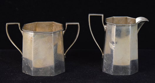 Cartier Sterling Sugar & Creamer