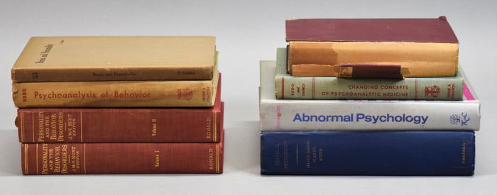 8 Psychology & Psychiatry Books 1885-1972
