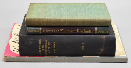 4 Psychology Books Masserman, Kallmann