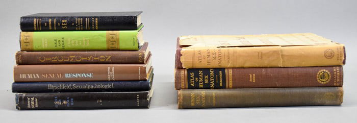 9 Books on Human Sexuality Masters & Johnson, Mead