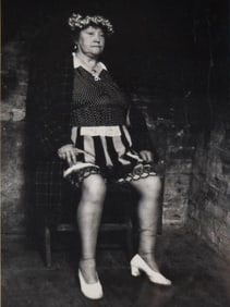 Grace Robertson Silver Gelatin Print Seated Woman