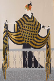 Erte Serigraph The Balcony