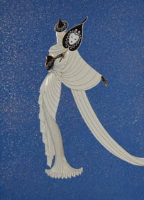 Erte Serigraph Tanagra Blue