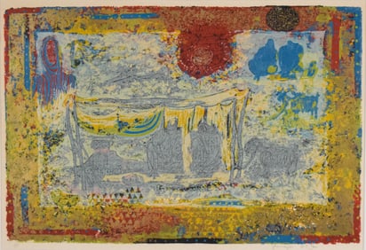 Shraga Weil Serigraph People of the Scrolls