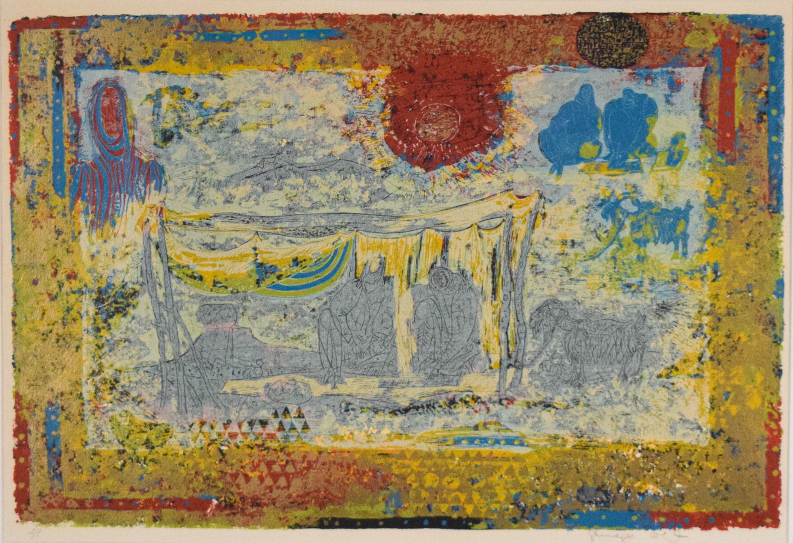 Shraga Weil Serigraph People of the Scrolls (1 of 12)