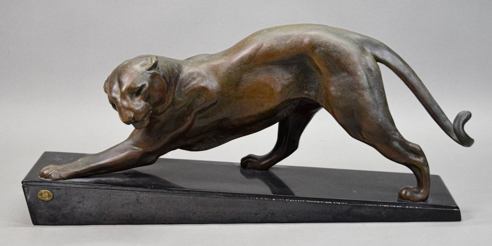 Plagnet Spelter Sculpture Panther (1 of 12)