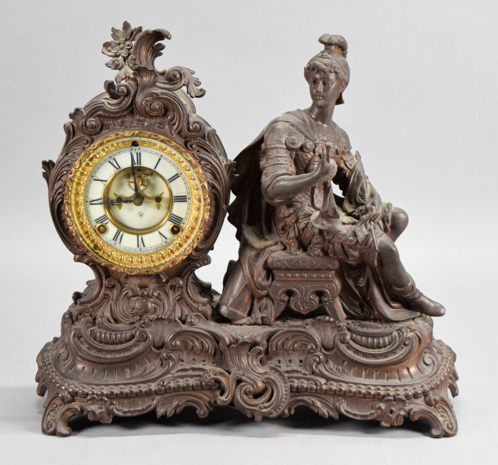 Ansonia Figural Mantel Clock (1 of 15)