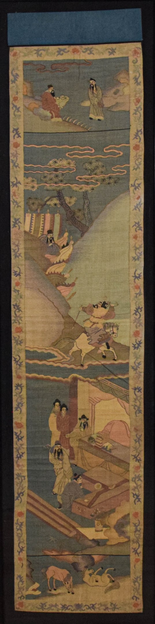 Chinese Painted & Embroidered Textile (1 of 10)