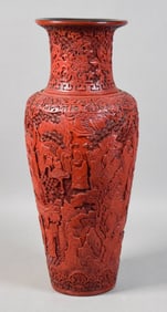 Chinese Cinnabar Vase