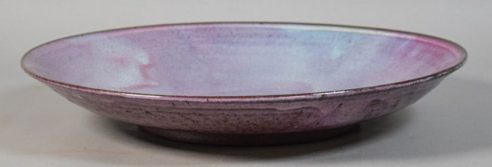 Flambe Glaze Pottery Charger