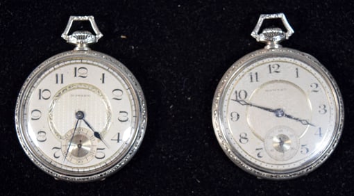 2 Howard 14k Gold Pocket Watches