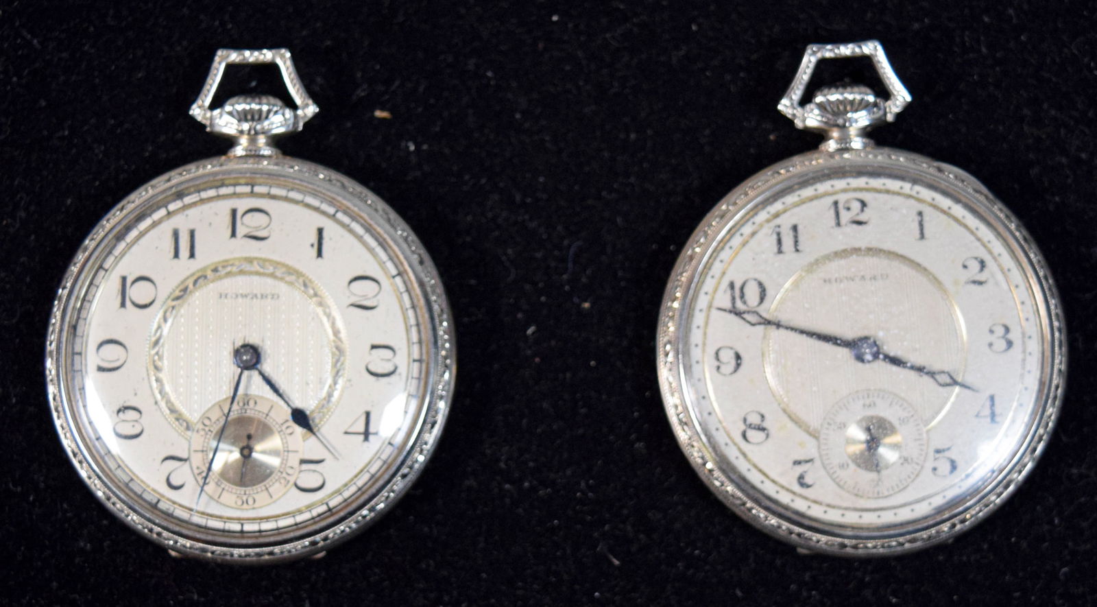 2 Howard 14k Gold Pocket Watches (1 of 8)