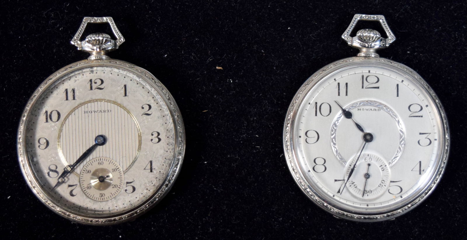 2 Howard 14k Gold Pocket Watches (1 of 8)